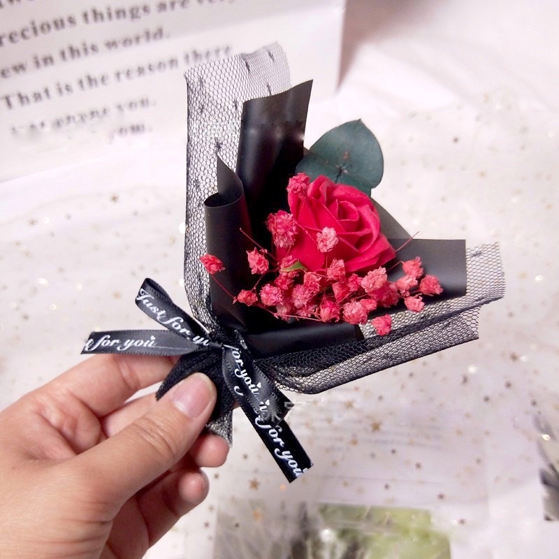 Bó hoa khô mini thơm trang trí hộp quày