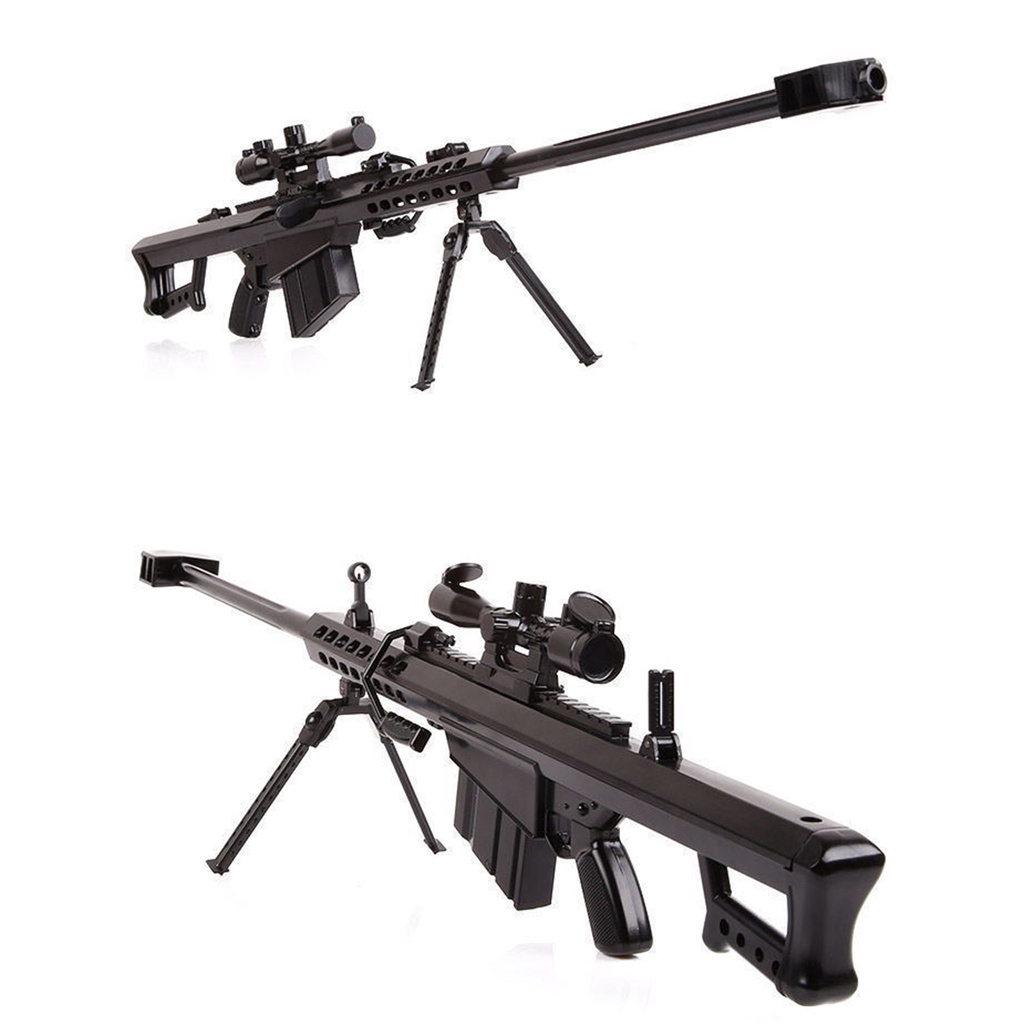 Mô hình lắp ráp PUBG CF Barrett M82A1  50cm full kim loại và phụ kiện