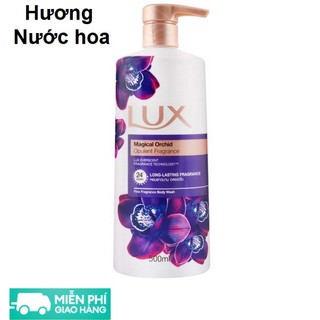 Freeship - sữa tắm lux hương nước hoa thái lan 500ml-hương hoa lan tím