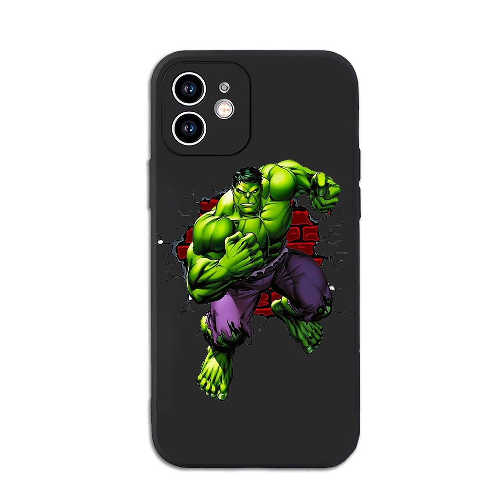 Ốp silicon iphone Marve.l Hul.k and Spider.man ip 7plus 8plus x xsmax 11 12 13 14 pro max prm 11prm 12prm 13prm e5120