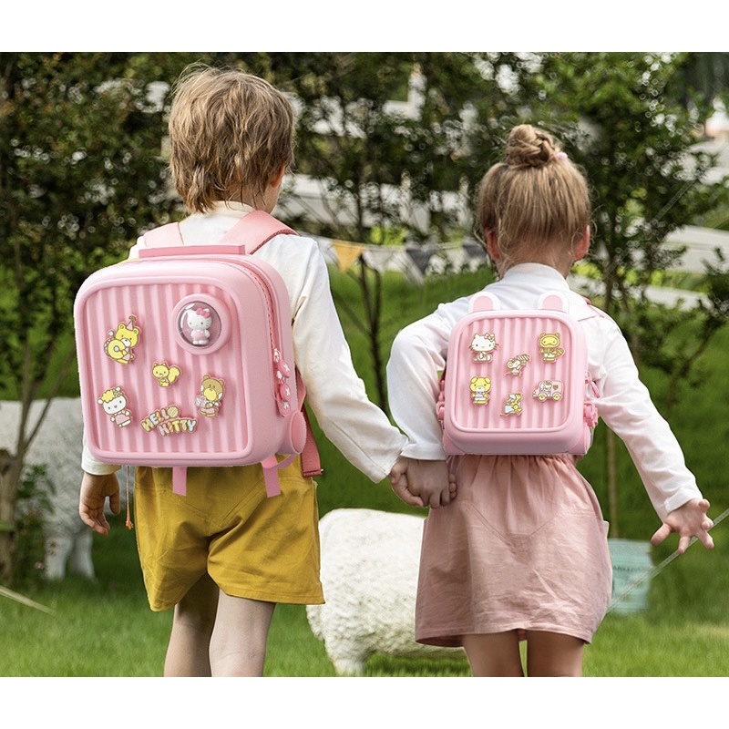 Balo Rich Kid Hello Kitty Siêu nhẹ chống gù lưng chính hãng Koool