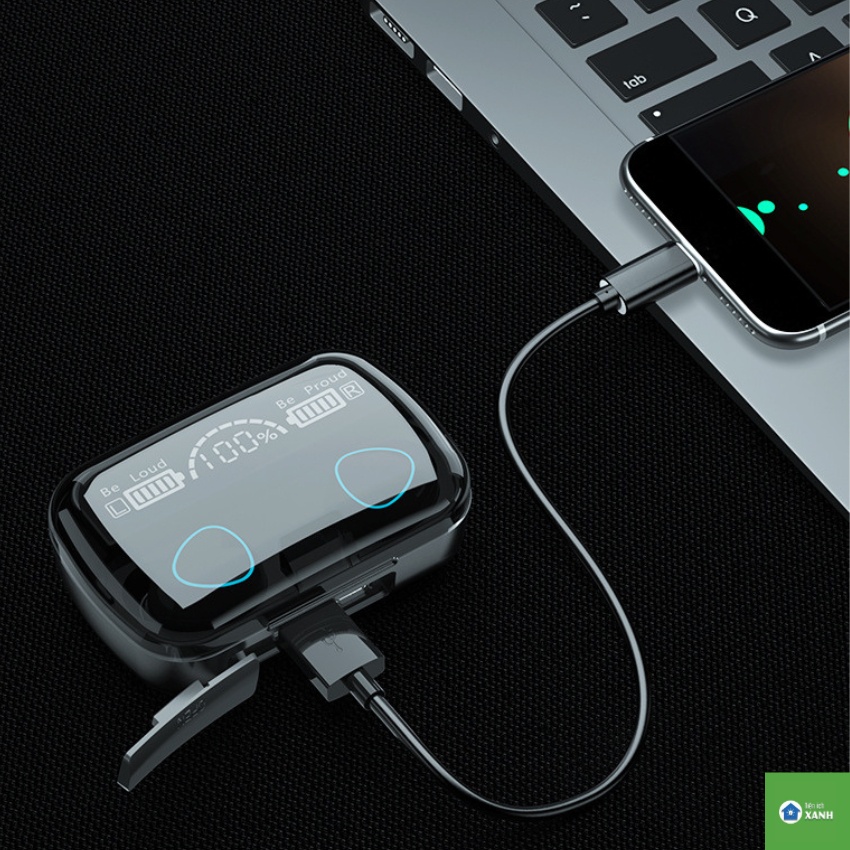 Tai Nghe Bluetooth Không Dây M10 Phiên Bản Pro Nâng Cấp Pin Trâu 3000mah, Nút Cảm Ứng, Màn Hình Led Gaming, Chống Nước