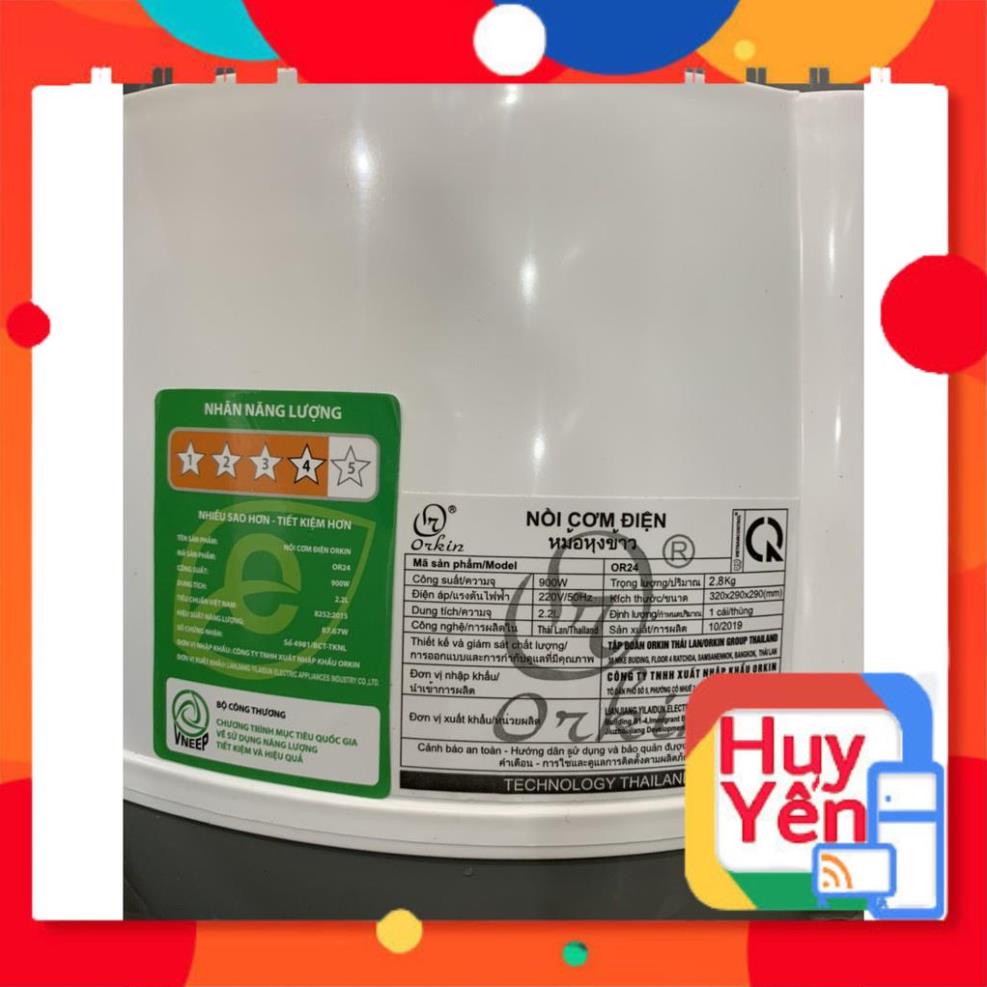 Nồi cơm điện Thái lan Orkin OR24, 2.2 lít, bảo hành 1 năm chính hãng
