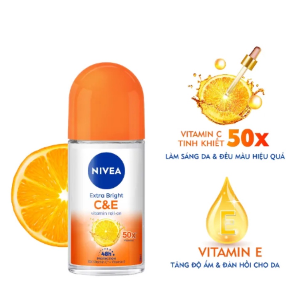 [ELHA Gift] Quà tặng Lăn Ngăn Mùi NIVEA Vitamin C&E