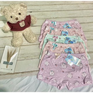 Set 4 quần chip đùi bé gái chất cotton size từ 6-30kg