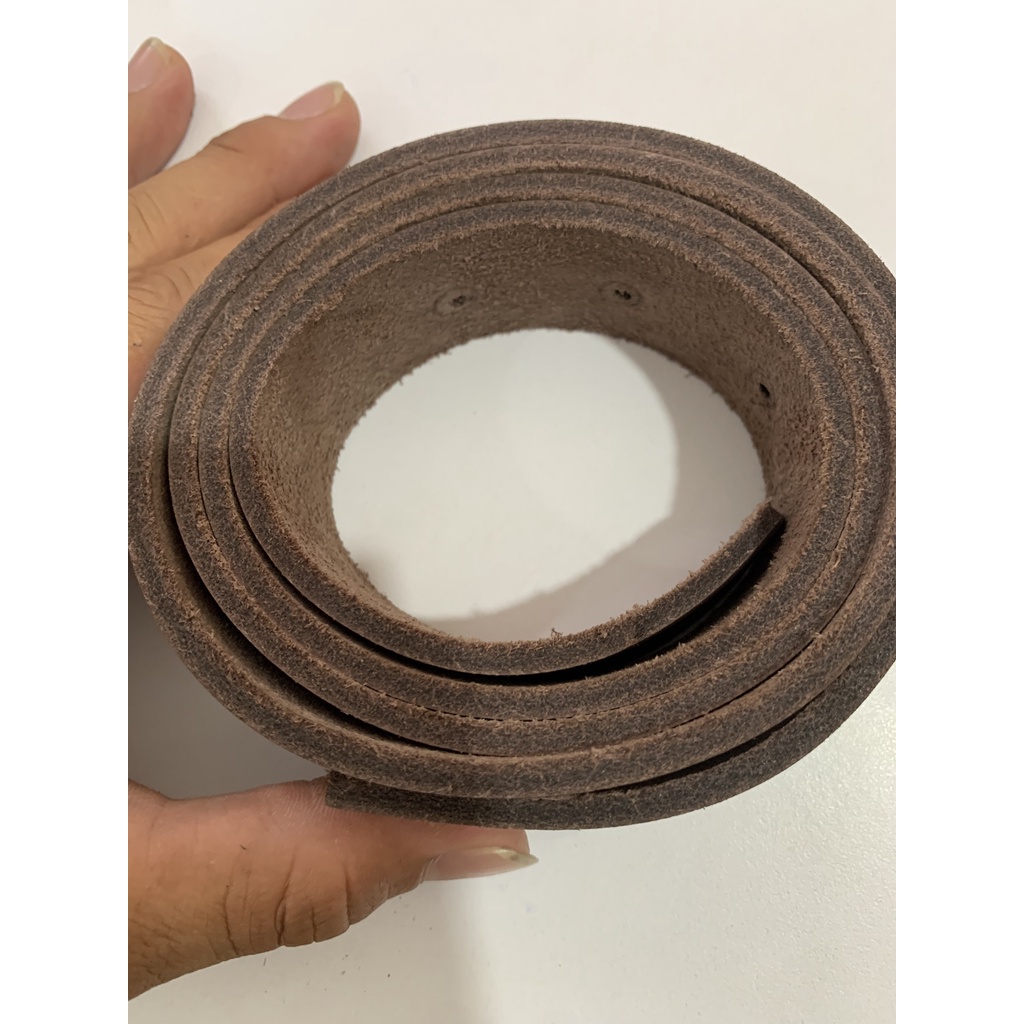 Thắt Lưng Nam Da Bò Thật Không Mặt Khóa Độ Bền 3 Năm