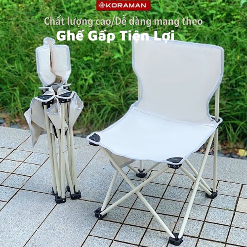 Ghế xếp gấp gọn nhiều màu, ghế câu dã ngoại du lịch cắm trại khung hợp kim nhôm cao cấp chắc chắn_Ko