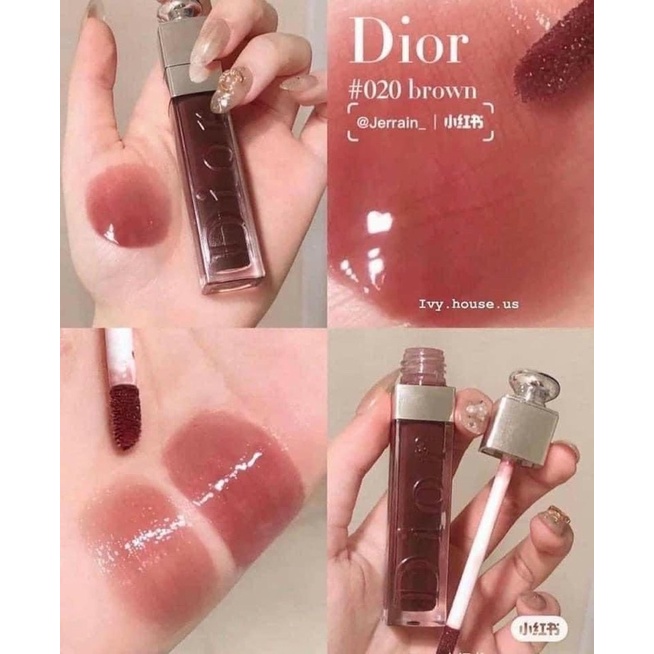 Son Dưỡng Dior Collagen Addict Lip Maximizer 020 Màu ĐỎ NÂU unbox