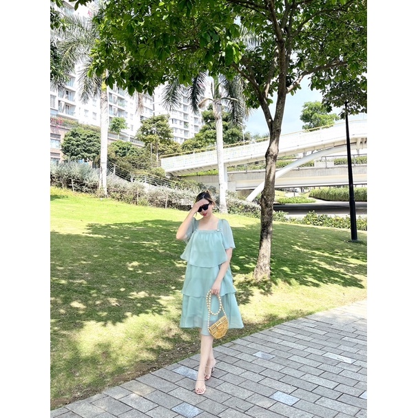 ĐẦM TƠ TẦNG KÈM TAG NƠ - BIMI