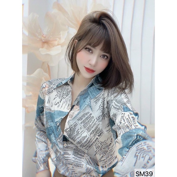 Sơ Mi Lụa cao cấp_Áo form dấu quần có size sml