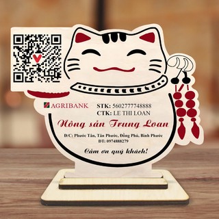 Bảng thông tin tài khoản ngân hàng Thegioipuzzle, Tên shop, mã QR thanh toán, chuyển khoản thiết kế theo yêu cầu