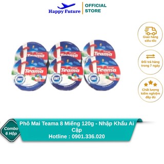 Phô mai teama 8 miếng 120g - nhập khẩu ai cập