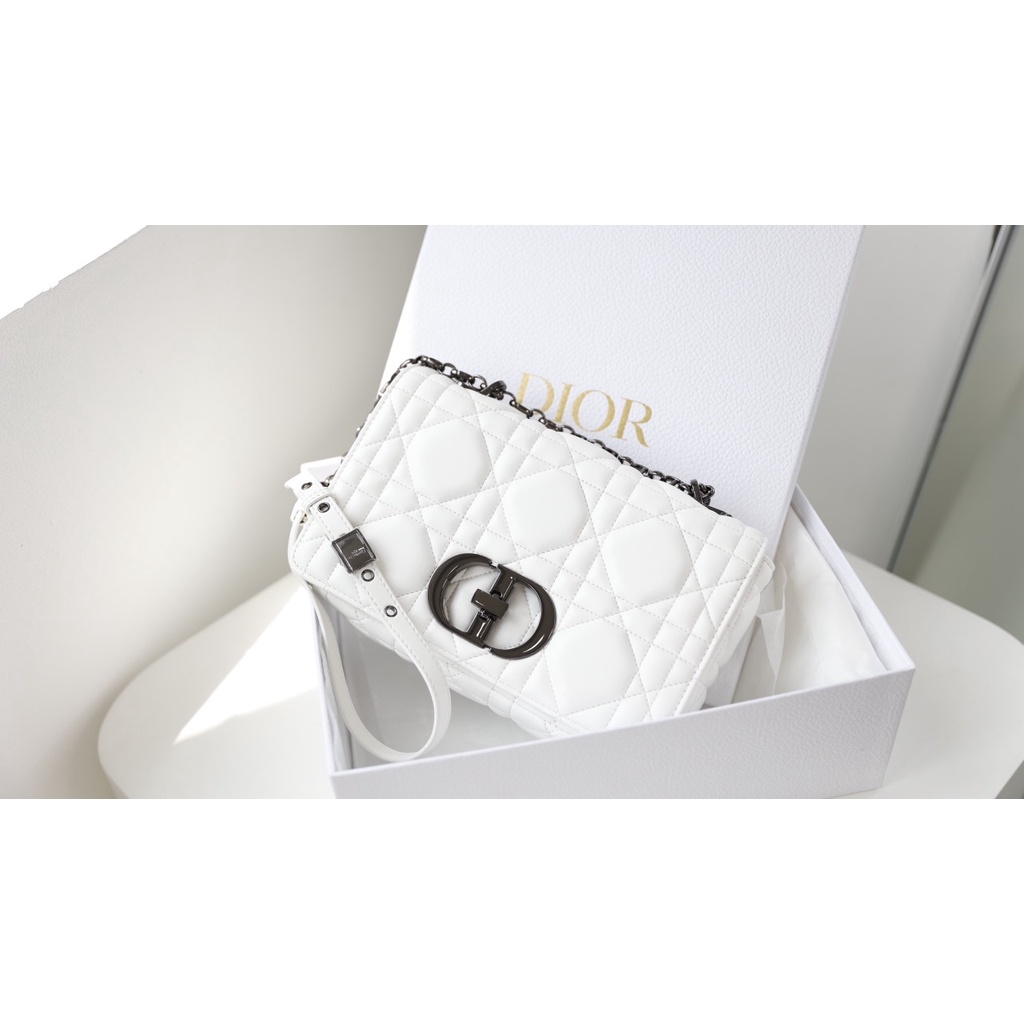 TÚI CD CARO SZ24 KHÓA ĐEN DA THẬT