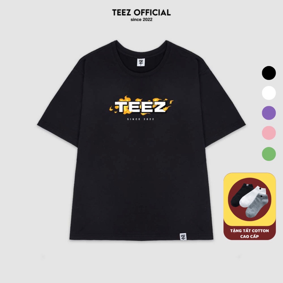 Áo Thun Unisex Nam Nữ TEEZ - TZ1065 Form Rộng Tay Lỡ Freesize - Hàng mới về