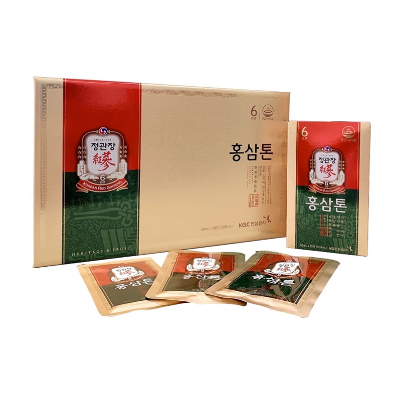 Nước Hồng Sâm Pha Sẵn KGC Cheong Kwan Jang Tonic Original 30 Gói x 50ml