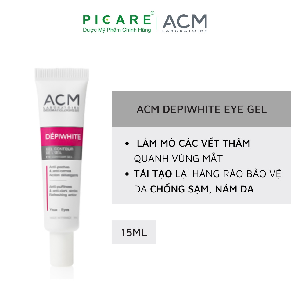 Gel dưỡng sáng da vùng mắt ACM Depiwhite Eye Contour 15ml