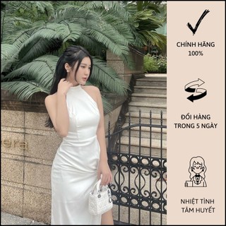 [Giá Hủy Diệt] Đầm Dự Tiệc Body Cổ Yếm Xẻ Tà Sang Trọng - C0707