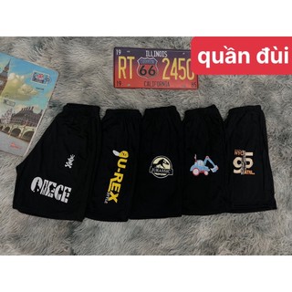 Combo - 5 Quần Đùi Chục Cho Bé Trai Chất Thun Lạnh Thông Hơi Thoáng Mát
