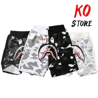 Short bape shark galaxy ss22, quần đùi bape cá ngáo, quần ngố bape cá mập chất liệu cotton