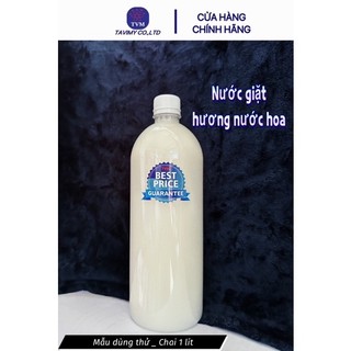  1 Lít Nước giặt xả TAVI hương nước hoa siêu thơm, trắng sạch, mềm vải, lưu hương lâu
