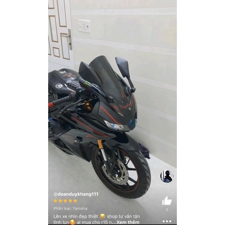 Gương chiếu hậu Ninja 300 hàng loại 1, khớp xoay xịn cho các dòng xe moto CBR, R15, GSX,...