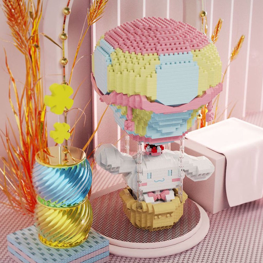 Mô hình lắp ráp - Đồ Chơi Lắp Ráp Cinnamoroll Hoạt Hình đáng yêu 3D Bằng Nhựa ABS Cho bé