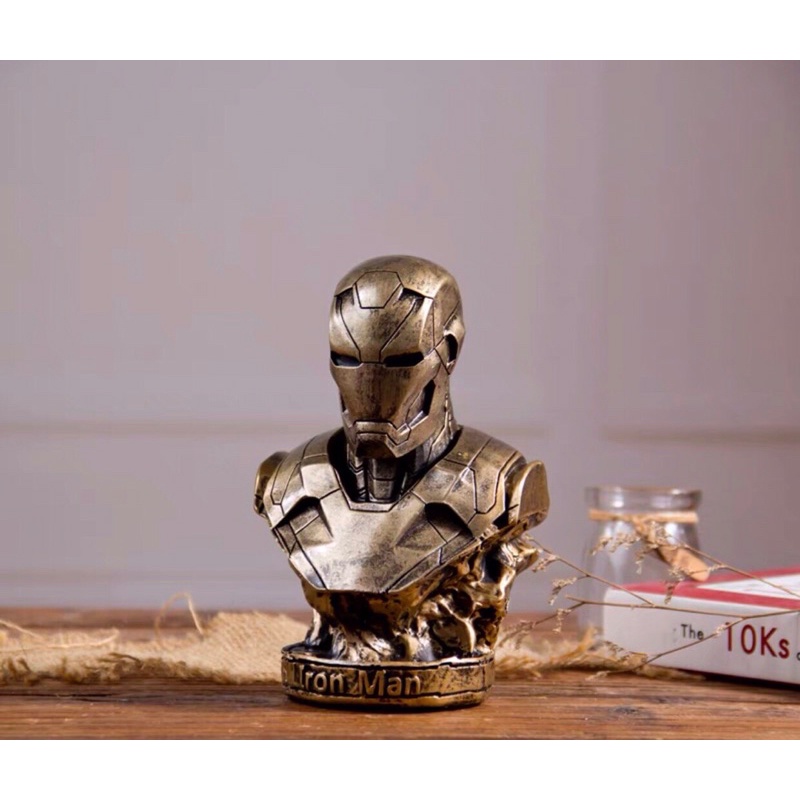 Mô hình iron man cao 18cm, đồ chơi maval,trang trí nhà cửa kệ bàn,làm quà tặng siêu chất