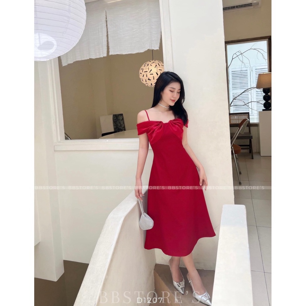 (Fom: <55kg) Đầm 2s Vai Rớt Phối Phi Chất Mịn Full 2 Lớp, Tone Màu Xinh Đi Dạo, Dã Ngoại JL45 | BigBuy360 - bigbuy360.vn