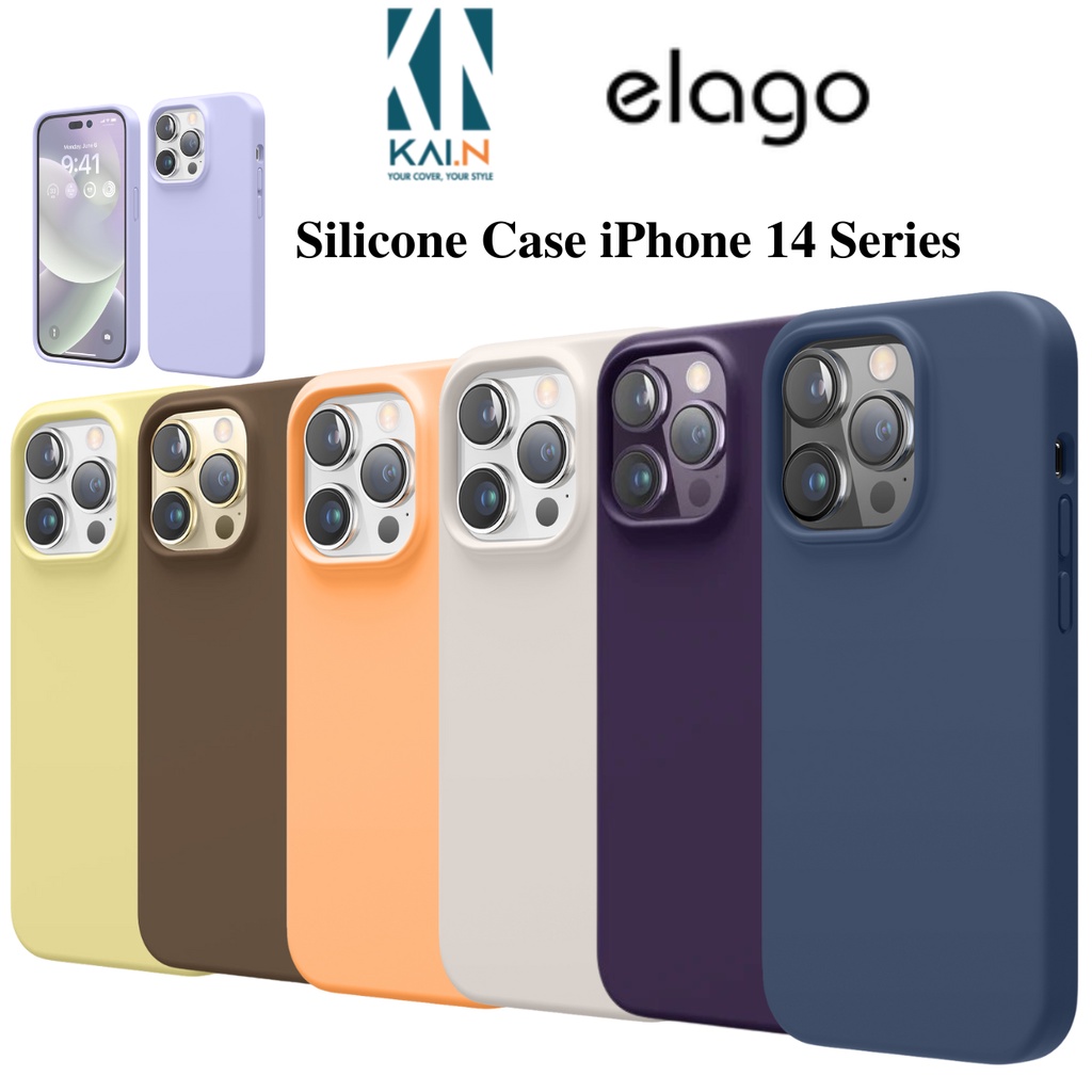 Ốp Lưng Case Dành Cho iPhone 14 Pro Max / 14 Pro, Elago Premium Silicone Case