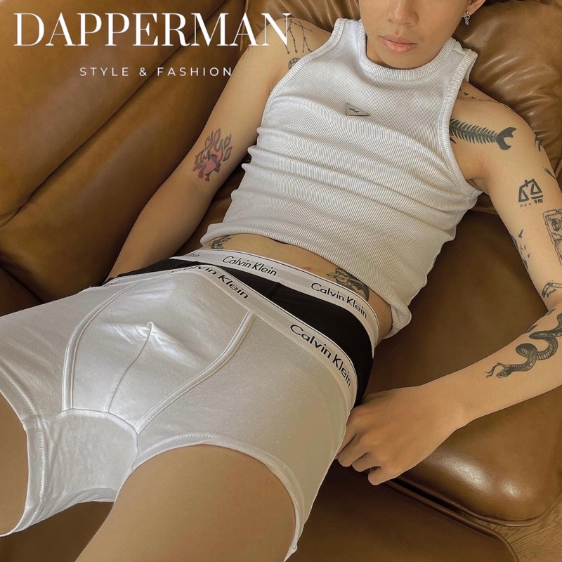 Quần sịp nam boxer cotton thiên niên cao cấp co dãn 4 chiều nhập khẩu DAPPERMAN