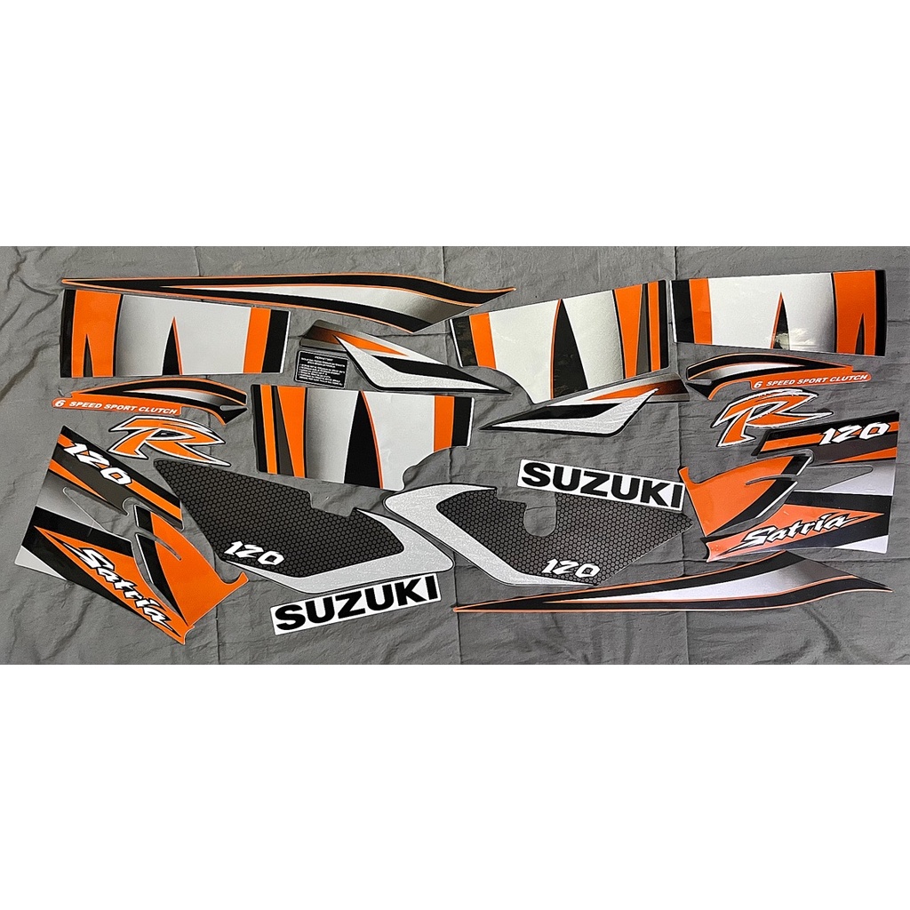 TEM SATRIA 2000 CAM ĐEN-CAM KAWA
