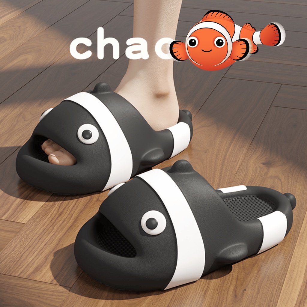 Dép Bánh Mì Nam Nữ Hình Cá Hề NeMo, Cá Koi Nhiều Màu Chất Liệu EVA Siêu Mềm Siêu Êm - VeoStore