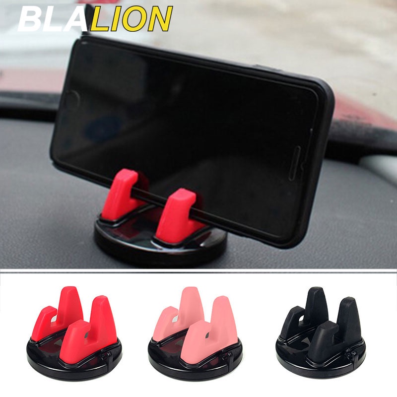 BLALION Giá đỡ điện thoại hỗ trợ GPS gắn trên xe hơi xoay 360 độ bằng silicone chống trượt dành cho Xiaomi Huawei