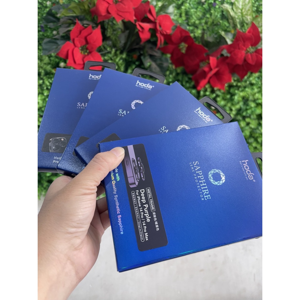 Cường lực camera lens Hoda Sapphire cho điện thoại ip 14 14 plus 14 pro 14 promax 13 mini 13 13 pro 13 promax