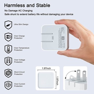 Củ Sạc Nhanh 35W PD Type C 2 Cổng (BH12th)
