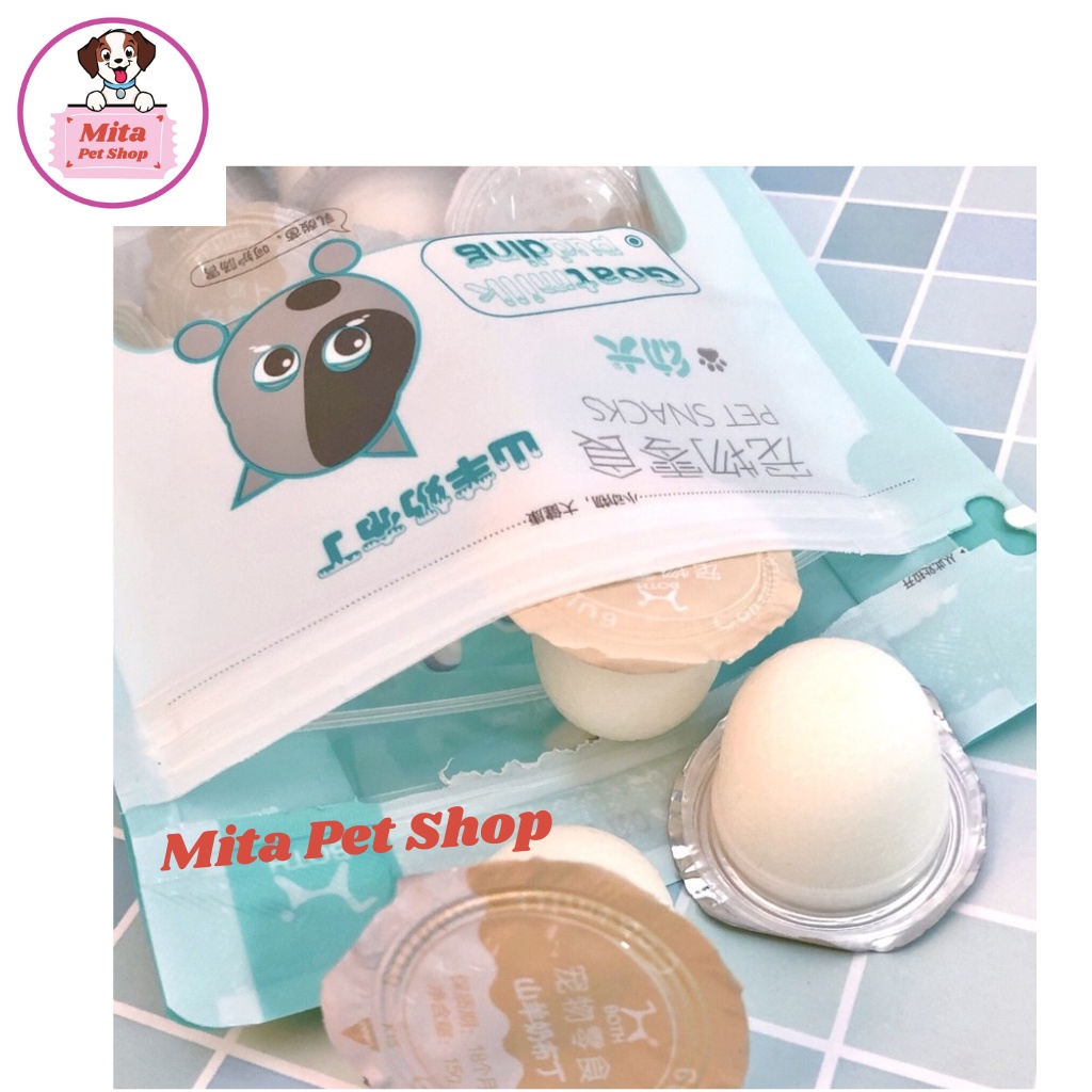 Pudding Thạch Rau Câu Sữa Dê Cho Chó Mèo - Bổ Sung Canxi
