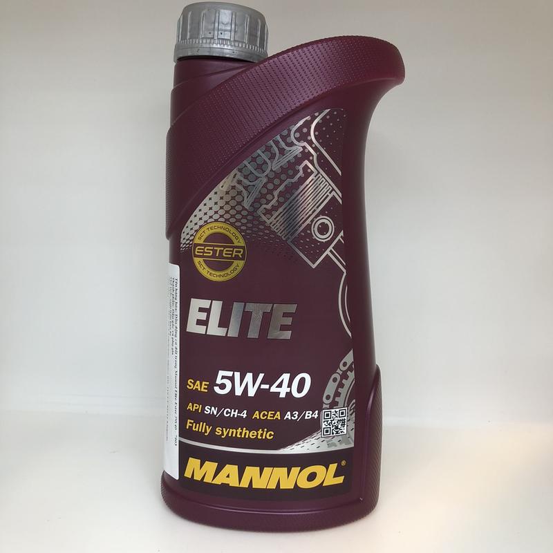 Dầu nhớt xe số, côn tay MANNOL ELITE 5W40
