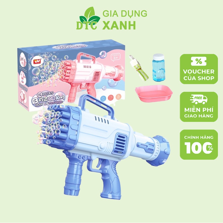 Đồ chơi Súng bắn bong bóng xà phòng 32 nòng, Máy Thổi Bong Bóng Nước Tự Động- Đồ Chơi Trẻ Em thiết kế độc đáo, dễ thương