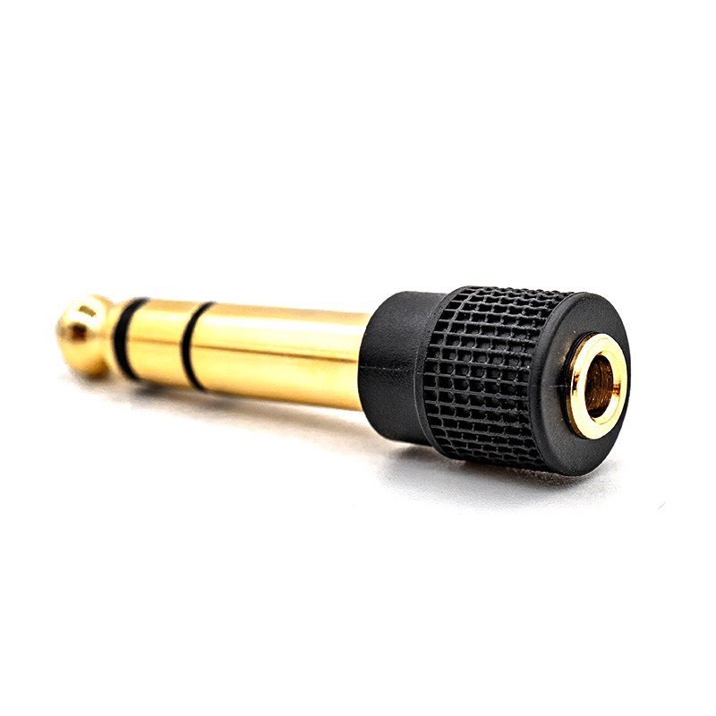 Jack Chuyển Âm Thanh 6.5mm Sang 3.5mm Mạ Vàng, Chuyển 6 Ly Thanh 3.5 Cho tai nghe, Micro