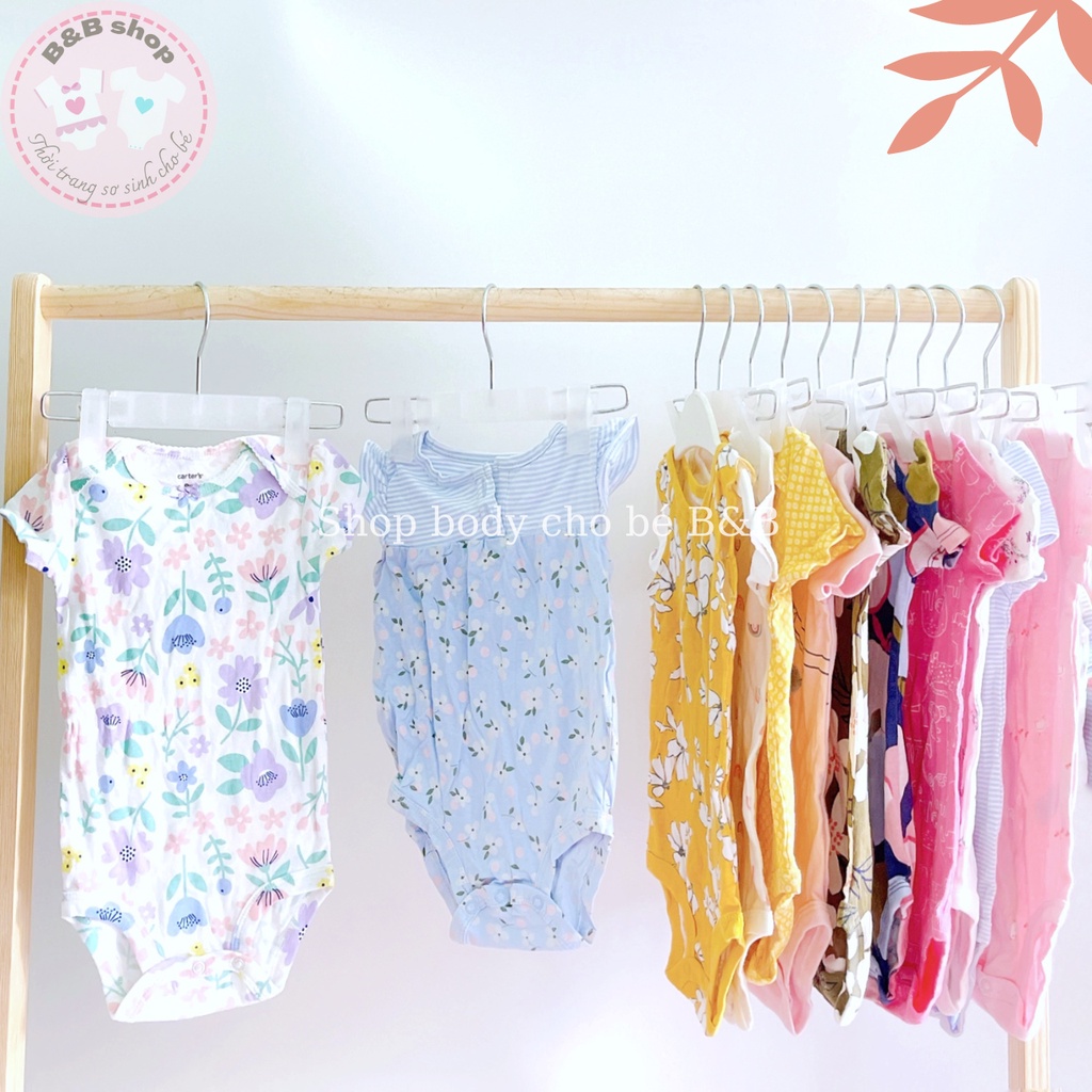 (Chọn mẫu 6-9m) Bodysuit Carter cho bé, body chip xuất dư Cambodia chất cotton cho bé sơ sinh và bé trai bé gái