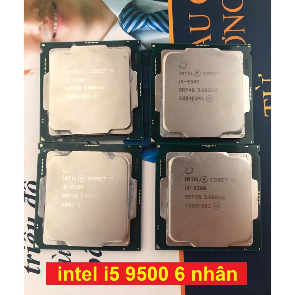 Bộ vi xử lý Intel Core i5 9500, 6 nhân 6 luồng, 9MB cache. CPU Intel Core i5-9500 cũ