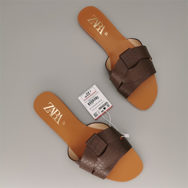 🍀HÀNG SẴN🍀Dép Za.Ra Quai Đan 3 Màu