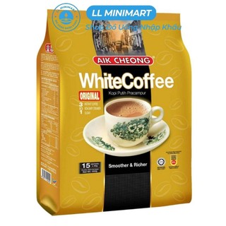 Cà phê trắng truyền thống aik cheong white ori 3in1 bịch 600g