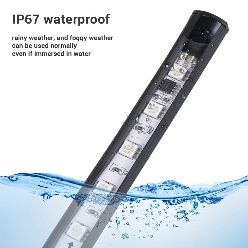 Đèn LED 24V dây trang trí màu phổ biến cho ô tô 24V 120cm / 150cm/ 180cm/ 200cm / 240cm