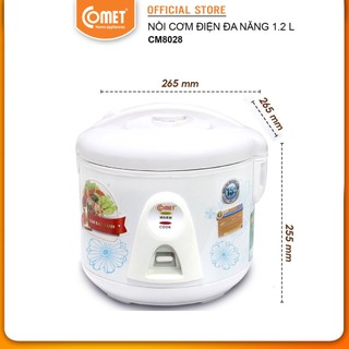 Nồi cơm điện 1.2L Comet CM8028