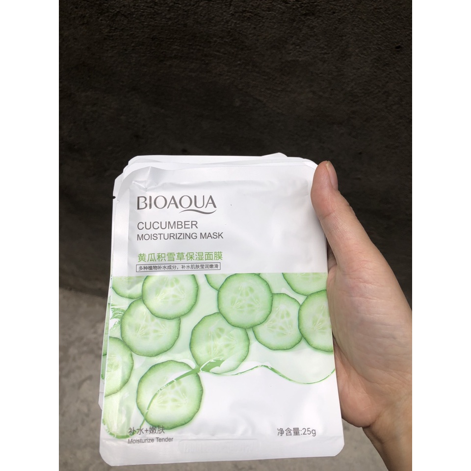 Mặt Nạ Dưa Chuột Dưỡng Trắng - Cấp Ẩm - Thải Độc Làm Sạch Da Hiệu Quả