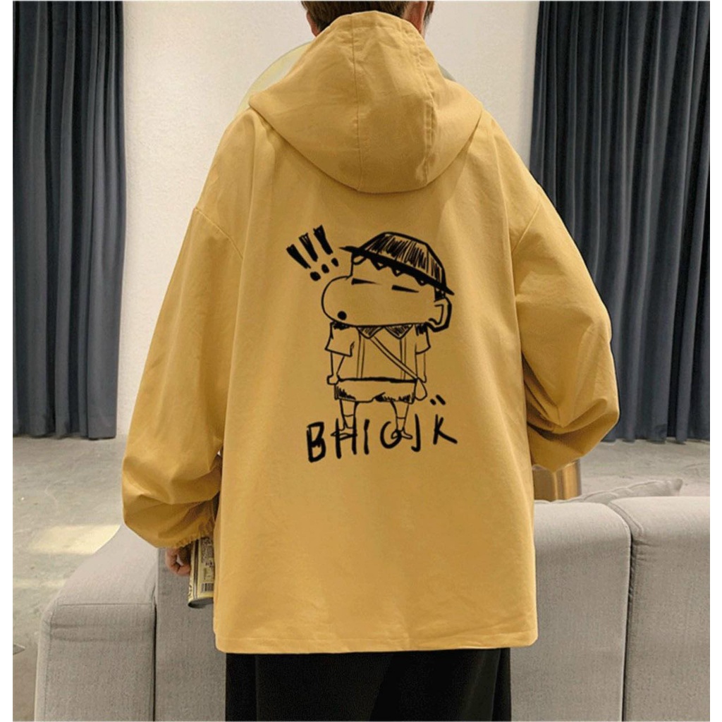 Áo khóa dù 2 lớp nam nữ form rộng tay dài Lyihome chất dày dặn thoáng mát, áo khoác đôi cặp nhóm cực chất