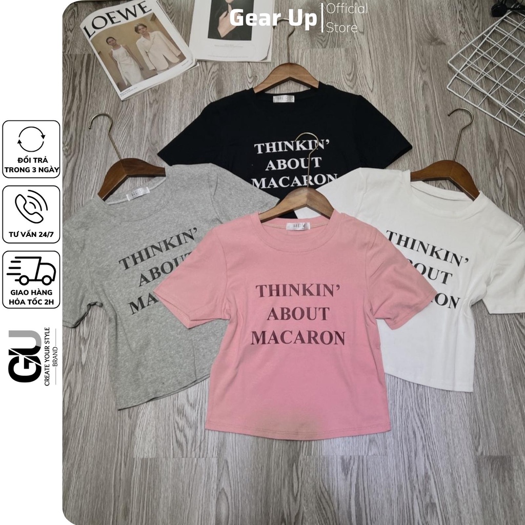 Áo pull form fit nữ THINKIN chất thun co giãn, áo phông dáng ngắn nữ hot 2023