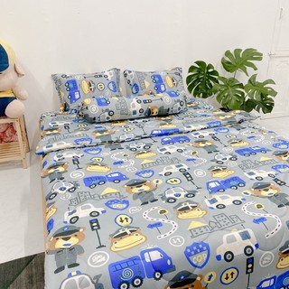 Ga gối thun Hàn Quốc( kèm 2 vỏ gối nằm, 1 vỏ gối ôm)