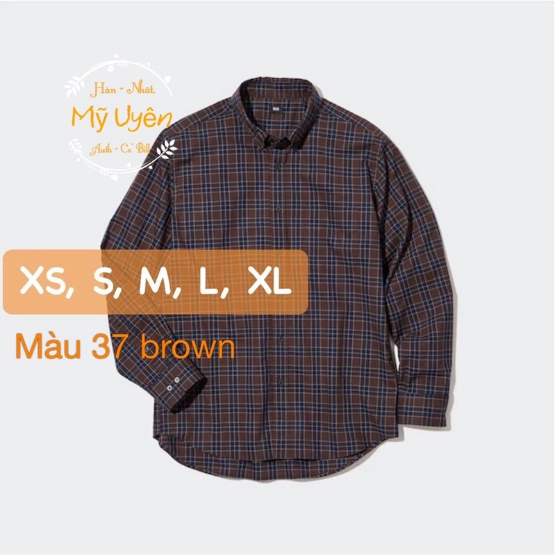 Áo sơ mi kẻ Nam Uniqlo